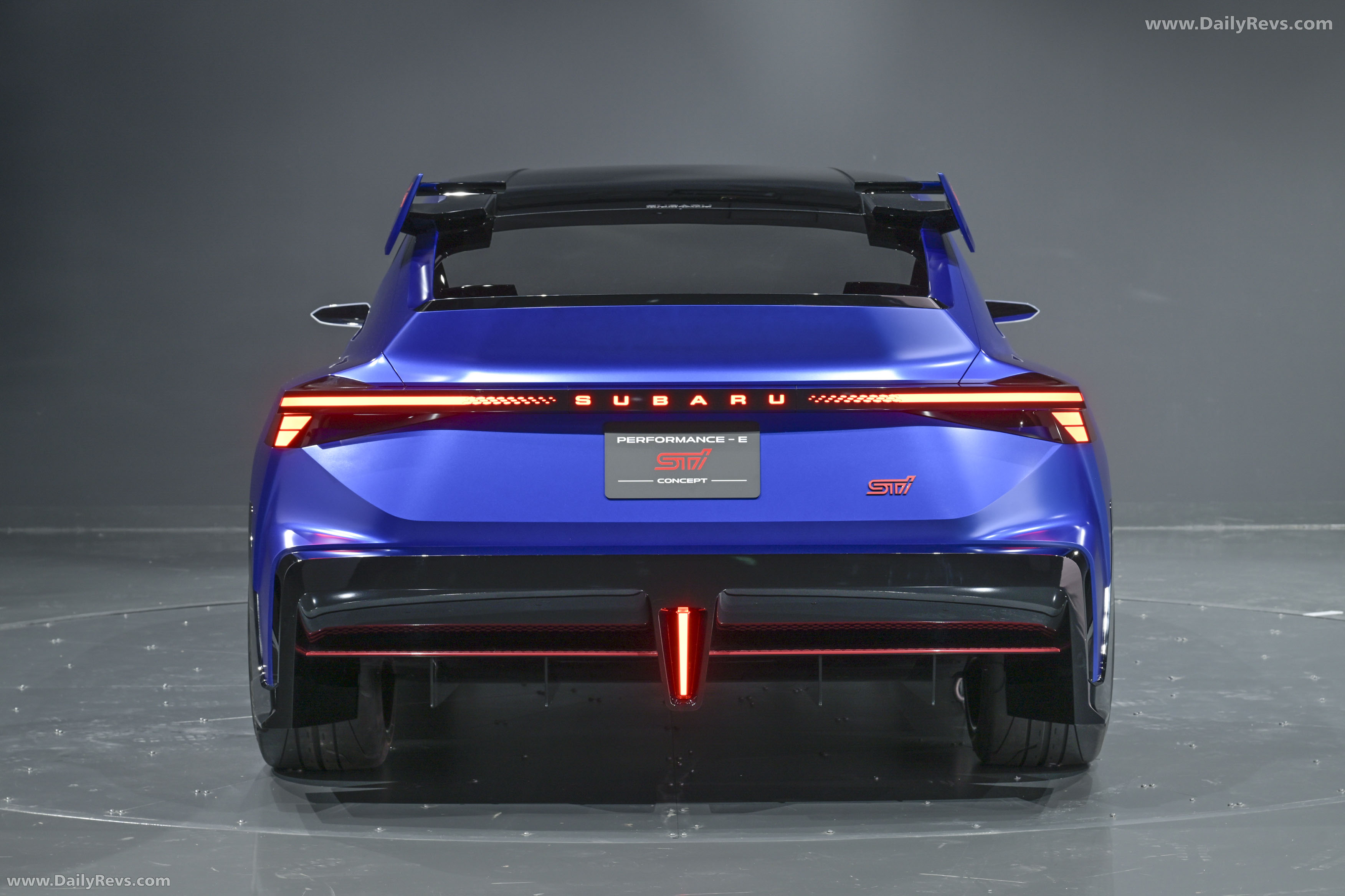 2025 Subaru Performance-E STI Concept Rear View