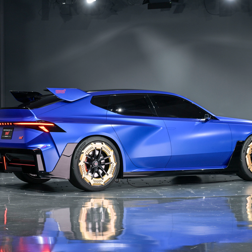 2025 Subaru Performance-E STI Concept Rear View