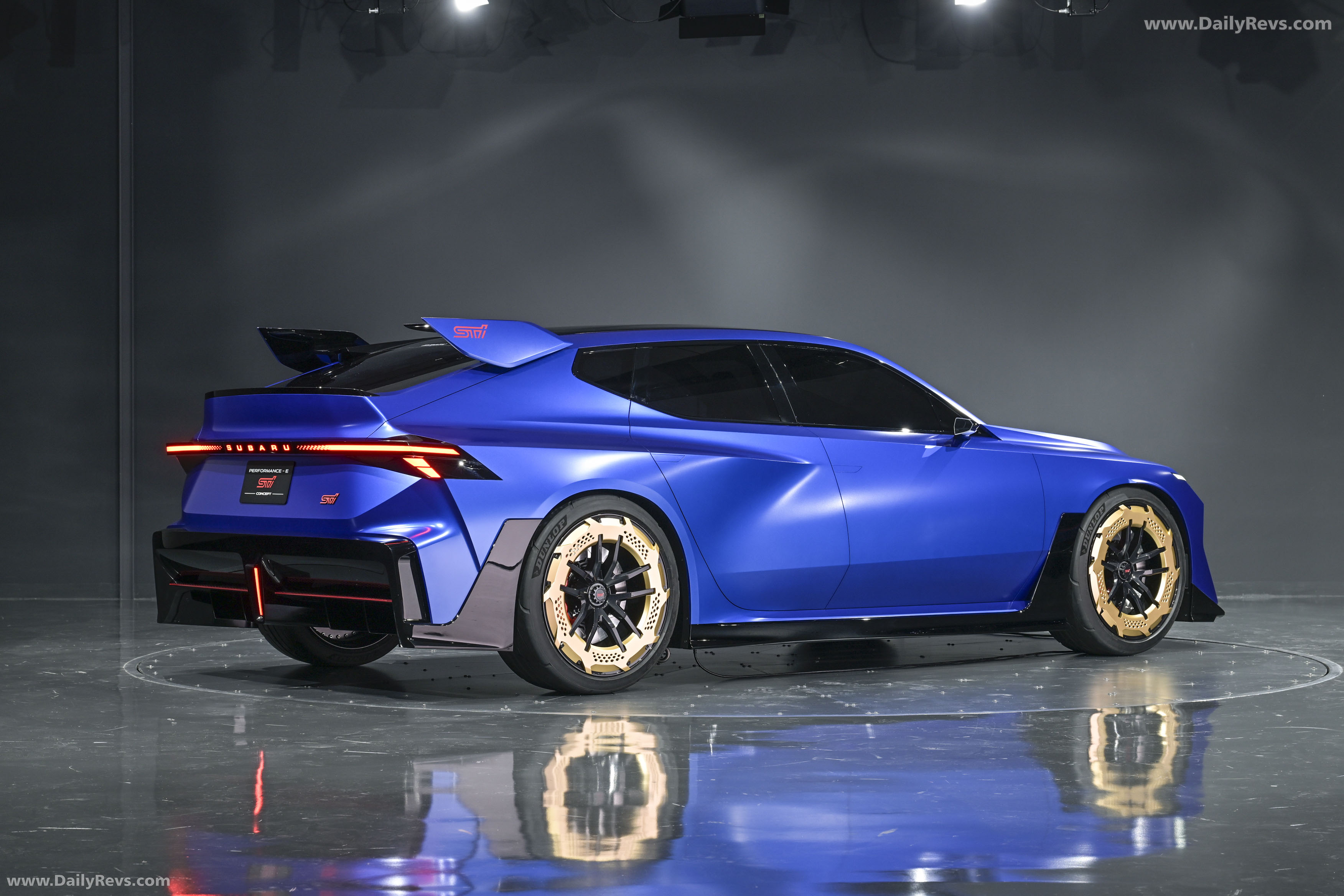 2025 Subaru Performance-E STI Concept Rear View