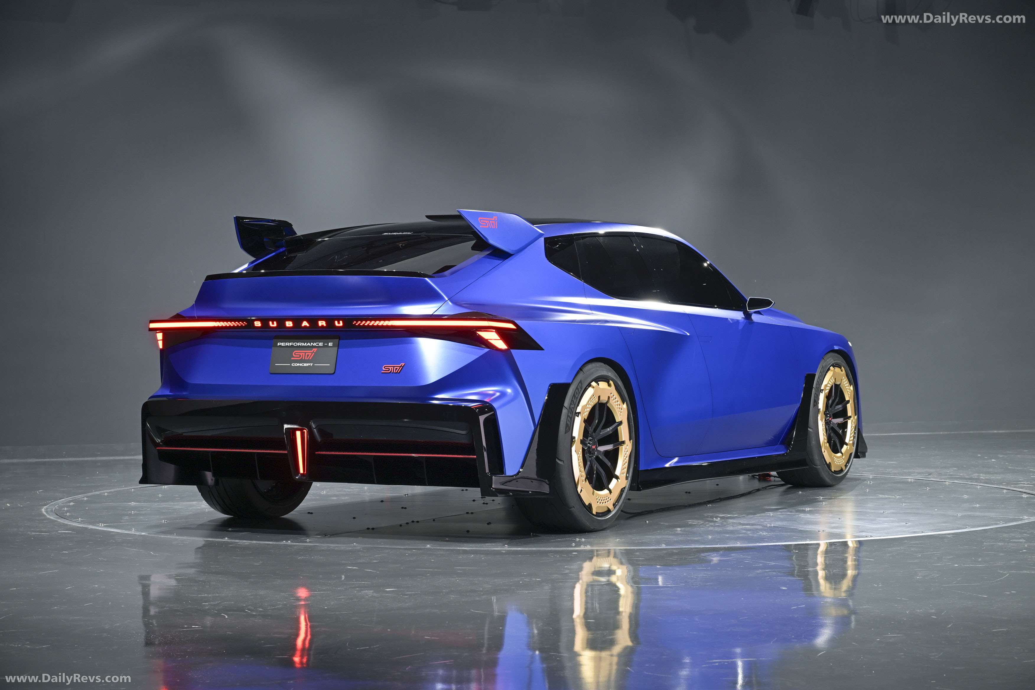 2025 Subaru Performance-E STI Concept Rear View