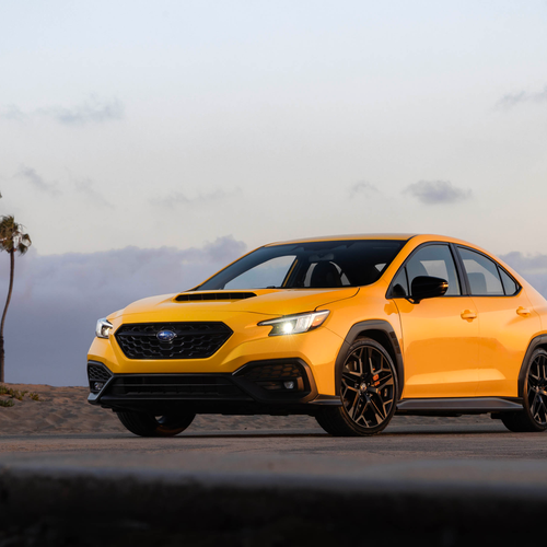 2026 Subaru WRX Series Yellow Front View