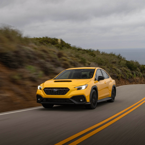 2026 Subaru WRX Series Yellow Front View