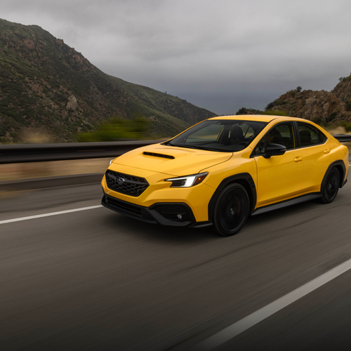2026 Subaru WRX Series Yellow Front View
