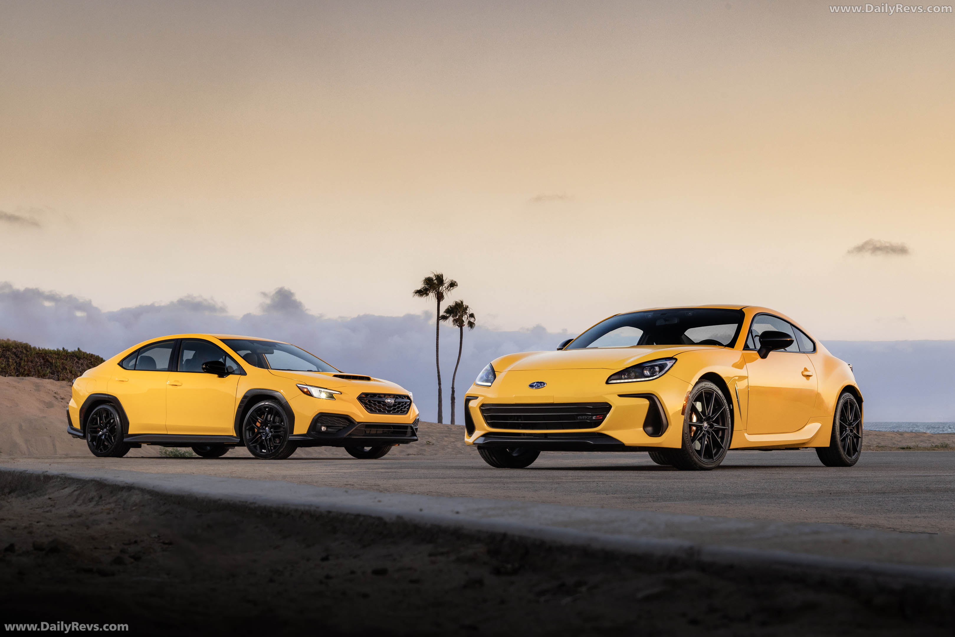 2026 Subaru WRX Series Yellow Front View