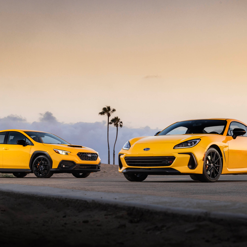 2026 Subaru WRX Series Yellow Front View