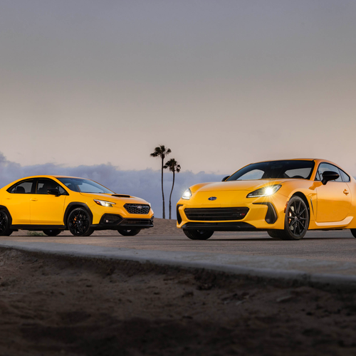 2026 Subaru WRX Series Yellow Front View