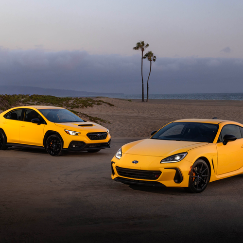 2026 Subaru WRX Series Yellow Front View