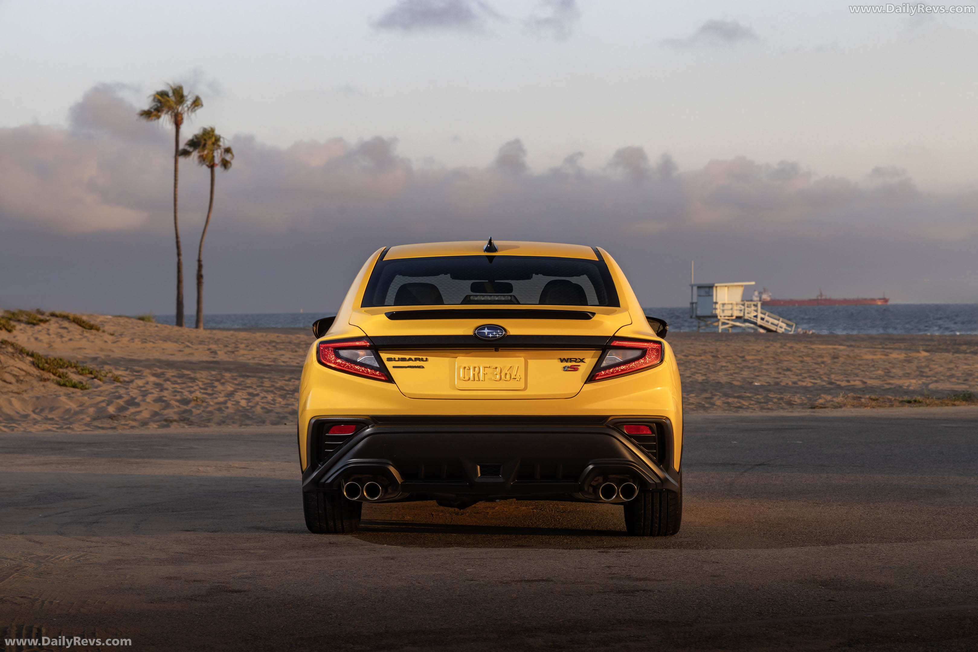 2026 Subaru WRX Series Yellow Rear View