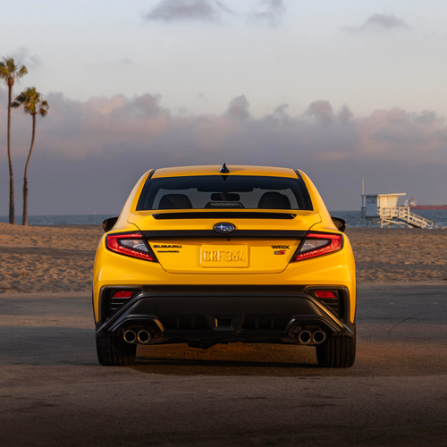 2026 Subaru WRX Series Yellow Rear View