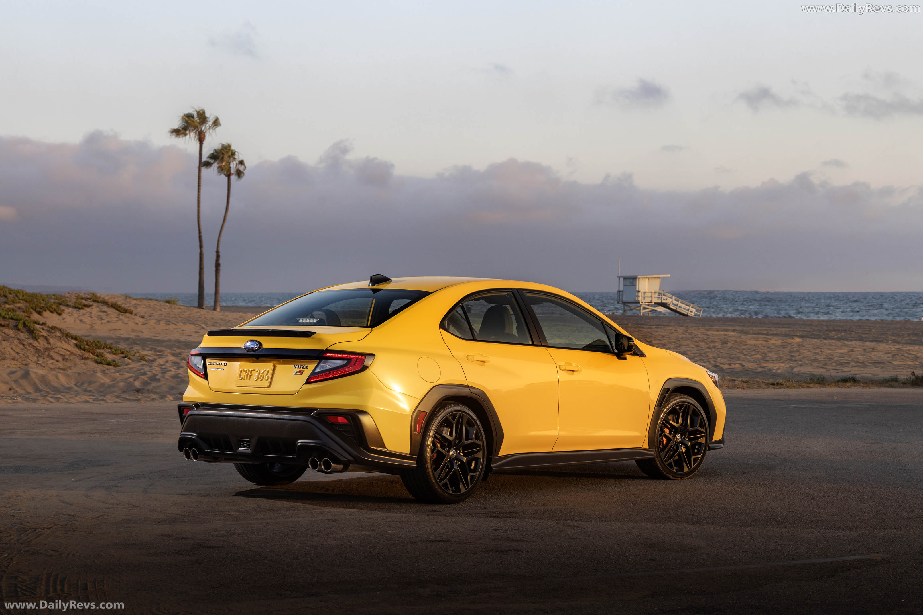 2026 Subaru WRX Series Yellow Rear View