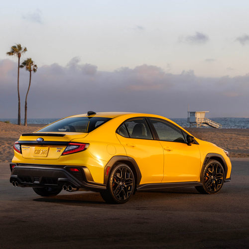 2026 Subaru WRX Series Yellow Rear View
