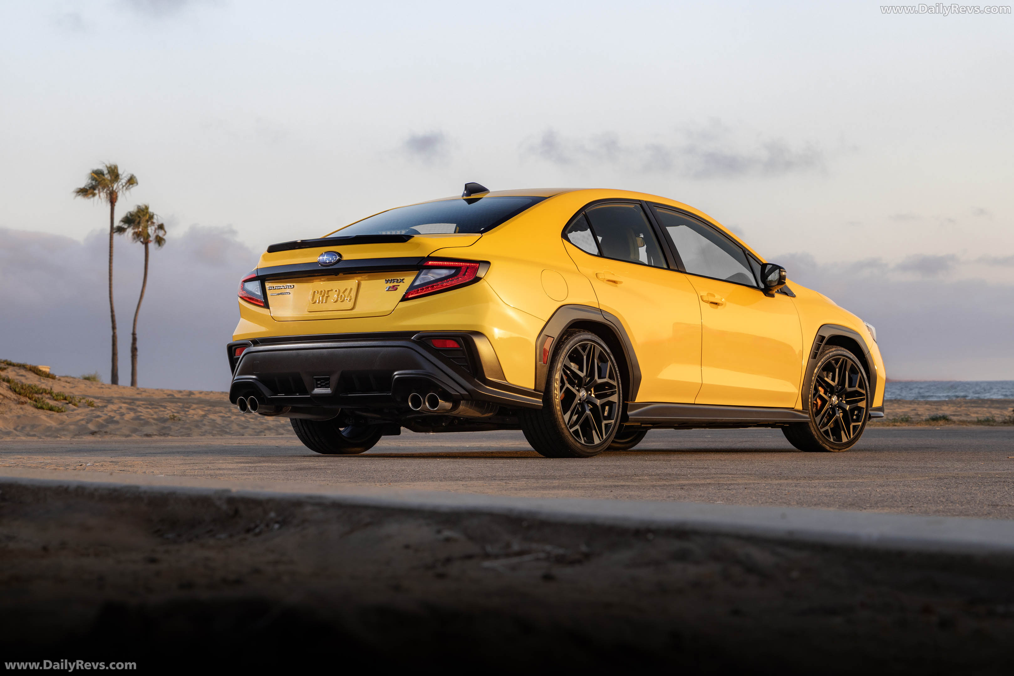 2026 Subaru WRX Series Yellow Rear View