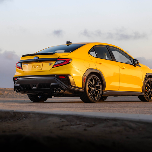 2026 Subaru WRX Series Yellow Rear View