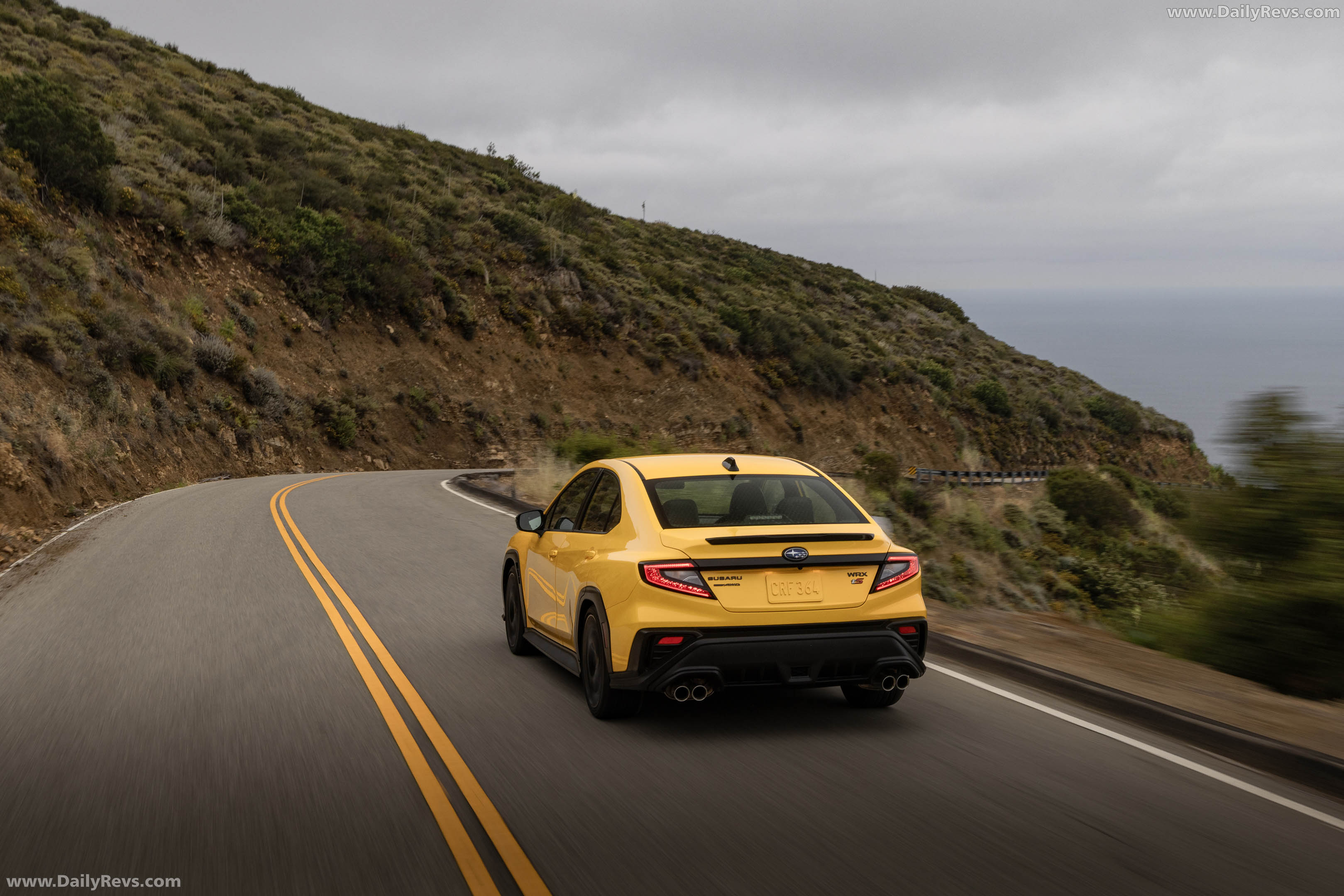 2026 Subaru WRX Series Yellow Rear View