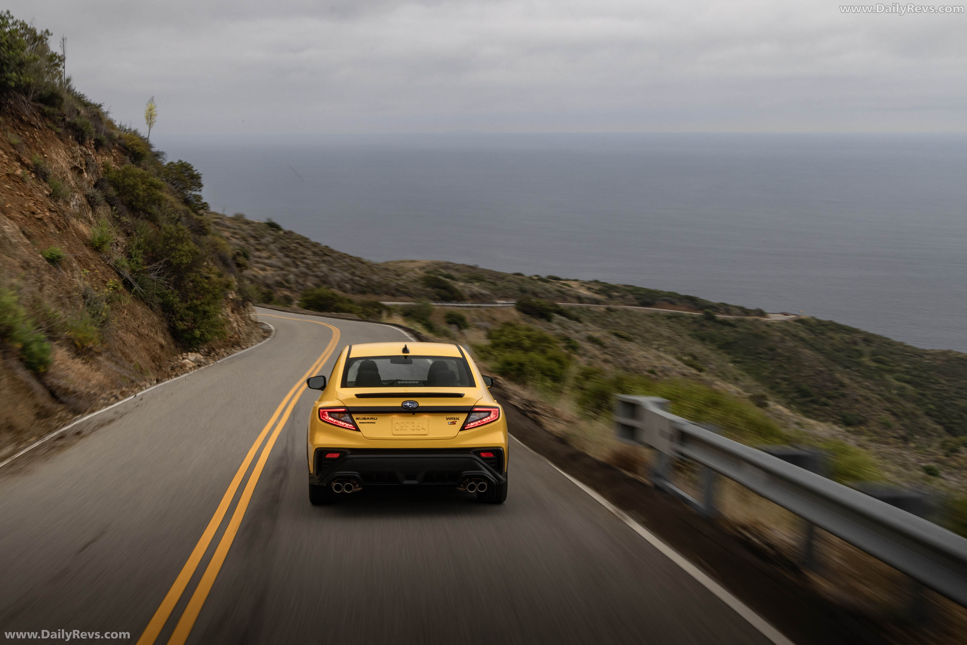 2026 Subaru WRX Series Yellow Rear View