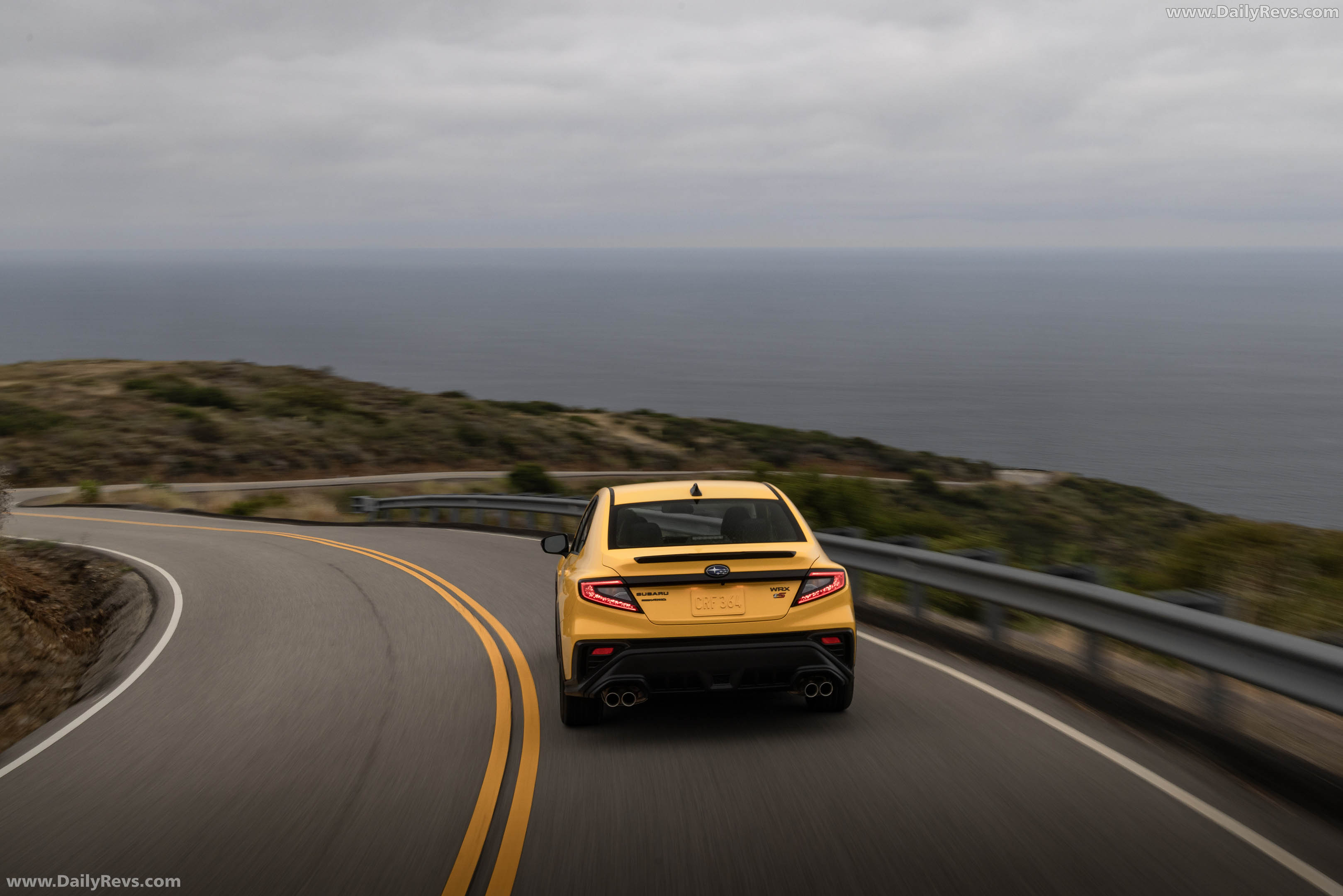 2026 Subaru WRX Series Yellow Rear View