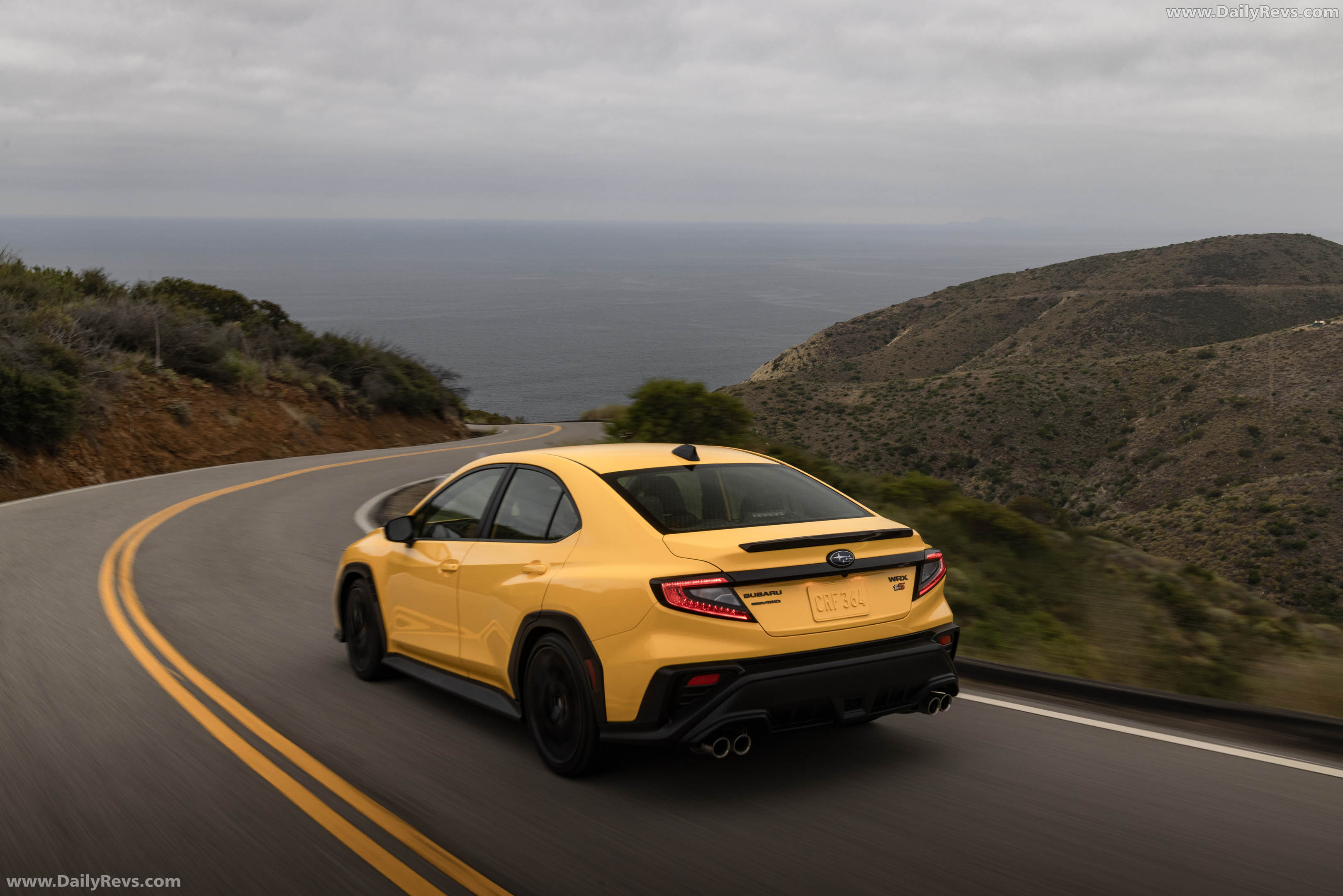 2026 Subaru WRX Series Yellow Rear View