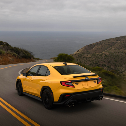2026 Subaru WRX Series Yellow Rear View