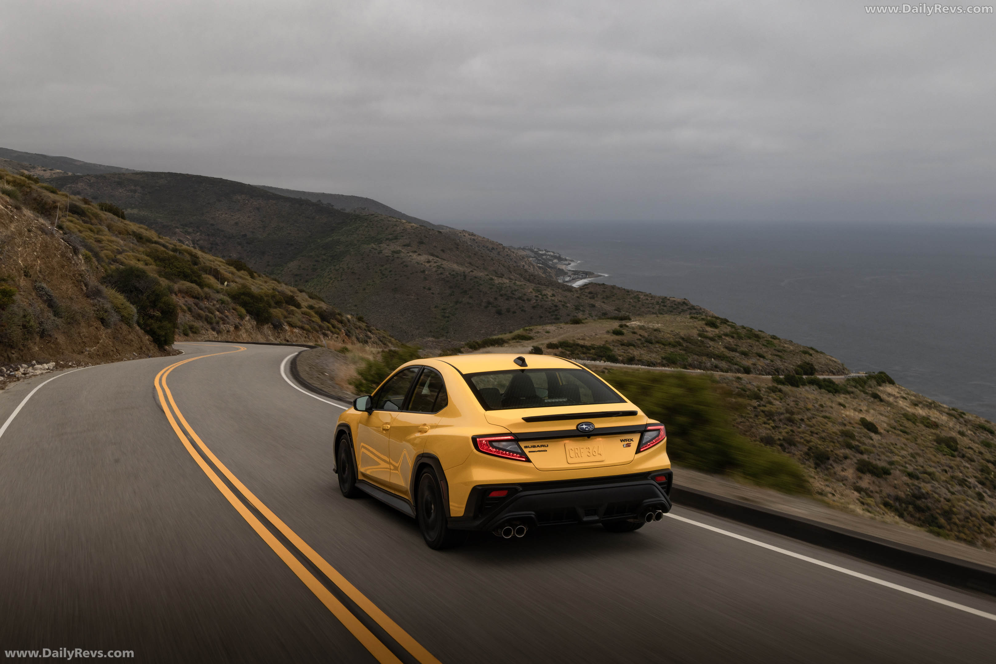 2026 Subaru WRX Series Yellow Rear View