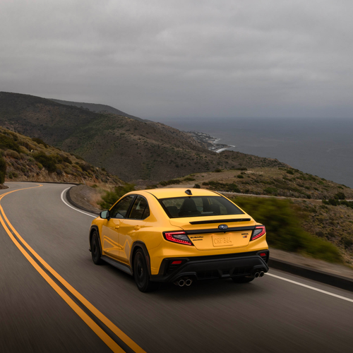 2026 Subaru WRX Series Yellow Rear View