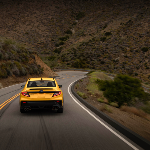 2026 Subaru WRX Series Yellow Rear View