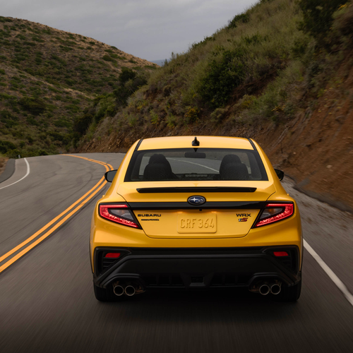 2026 Subaru WRX Series Yellow Rear View