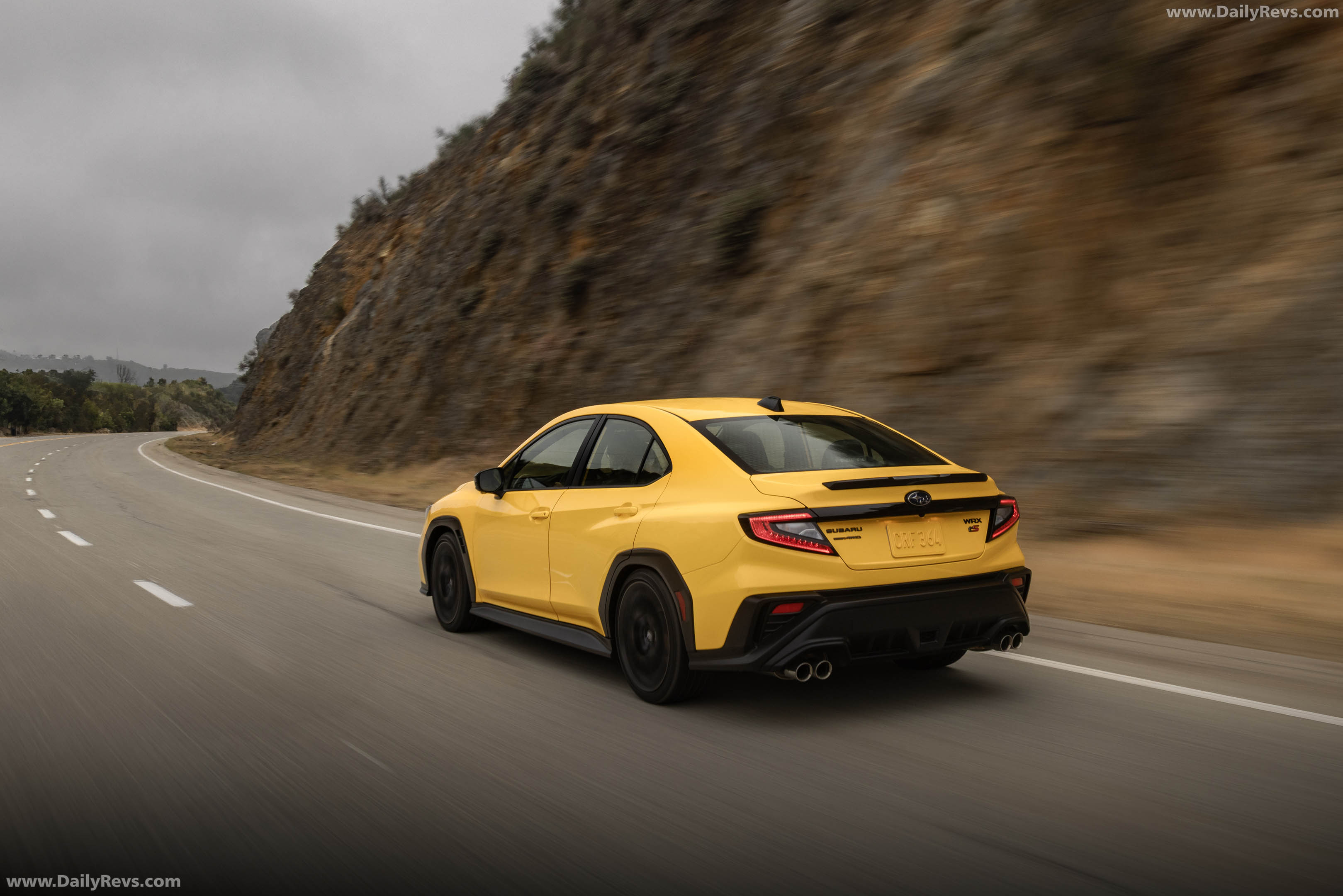 2026 Subaru WRX Series Yellow Rear View