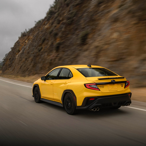 2026 Subaru WRX Series Yellow Rear View