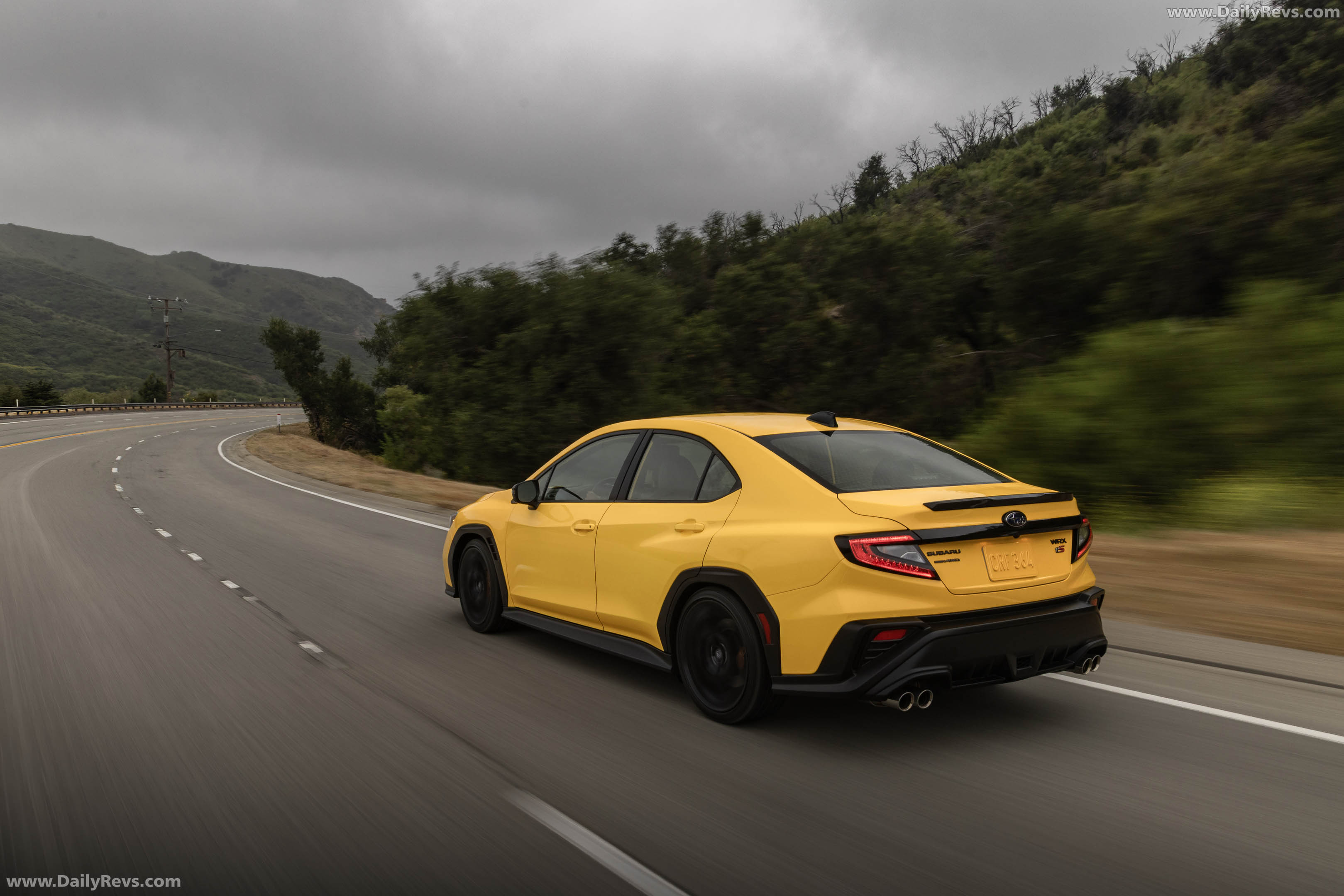 2026 Subaru WRX Series Yellow Rear View