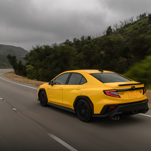 2026 Subaru WRX Series Yellow Rear View