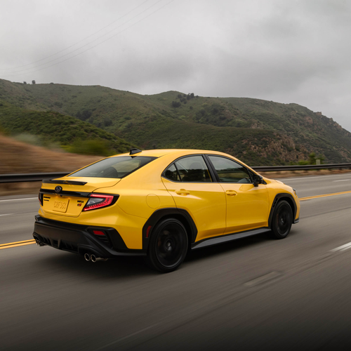2026 Subaru WRX Series Yellow Rear View