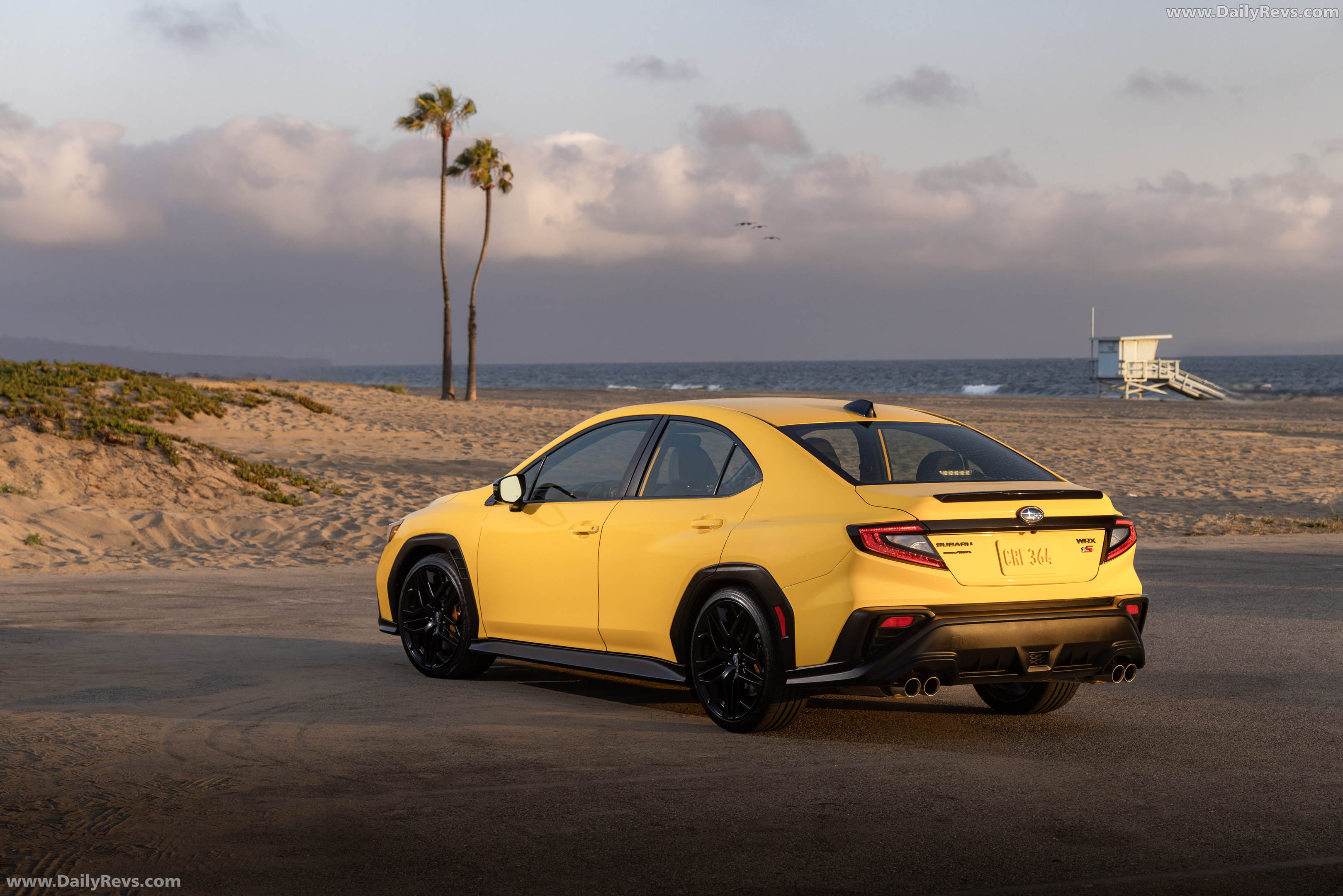 2026 Subaru WRX Series Yellow Rear View
