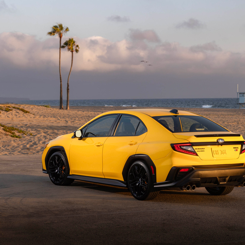 2026 Subaru WRX Series Yellow Rear View