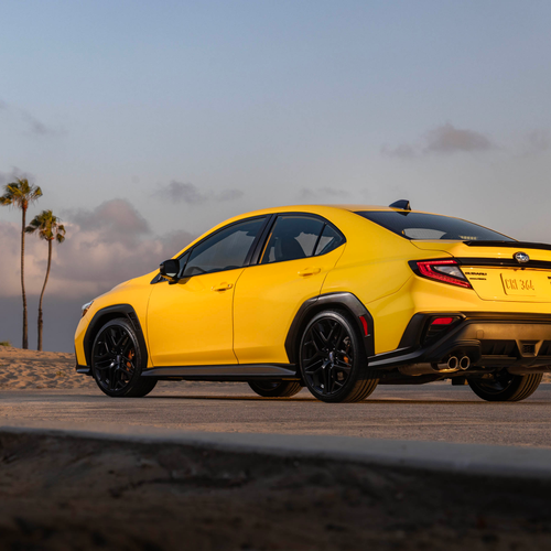 2026 Subaru WRX Series Yellow Rear View
