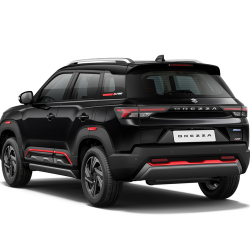 2026 Suzuki Brezza Turbo Boosterjet Rear View