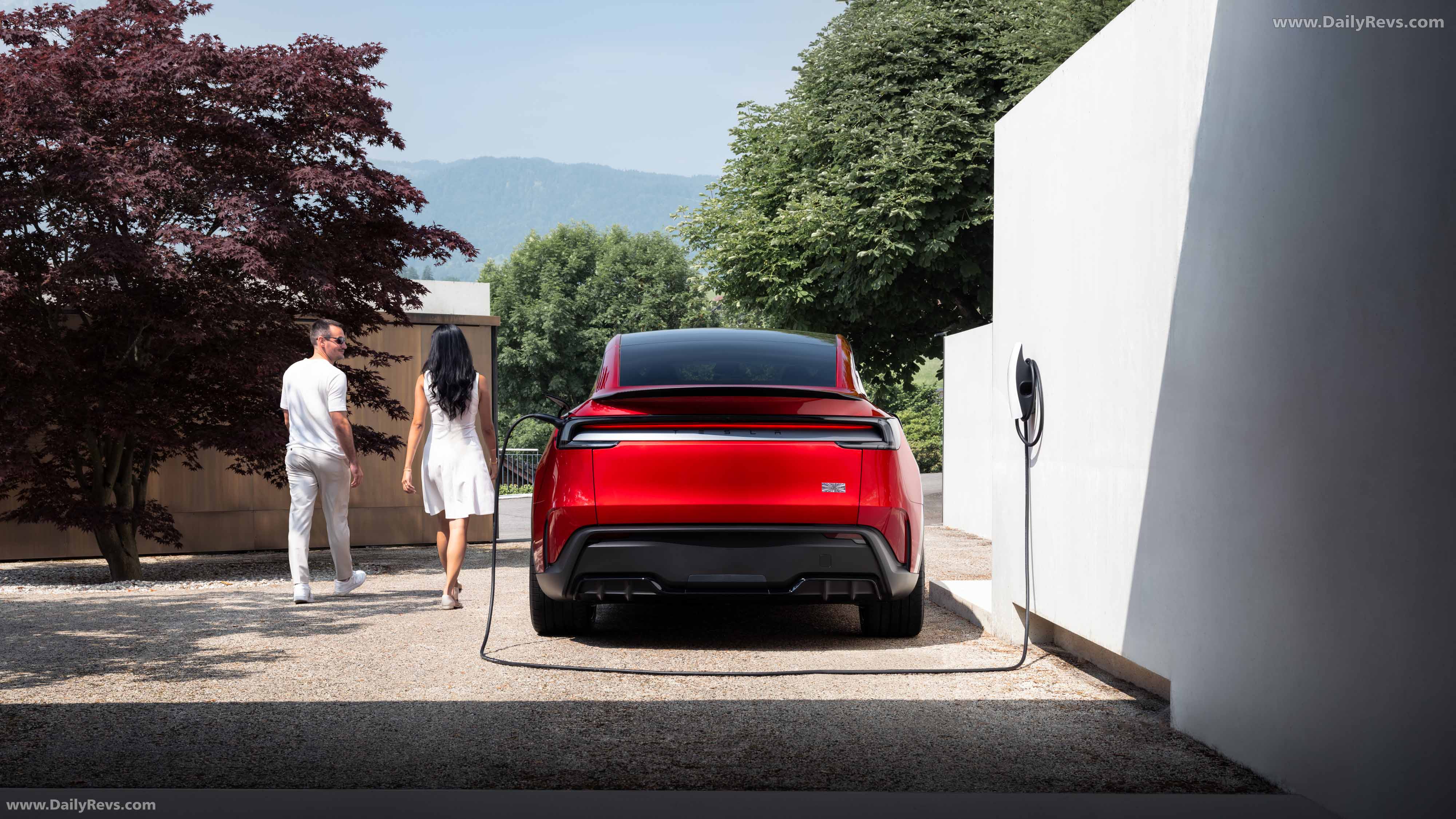 2026 Tesla Model Y Performance Rear View