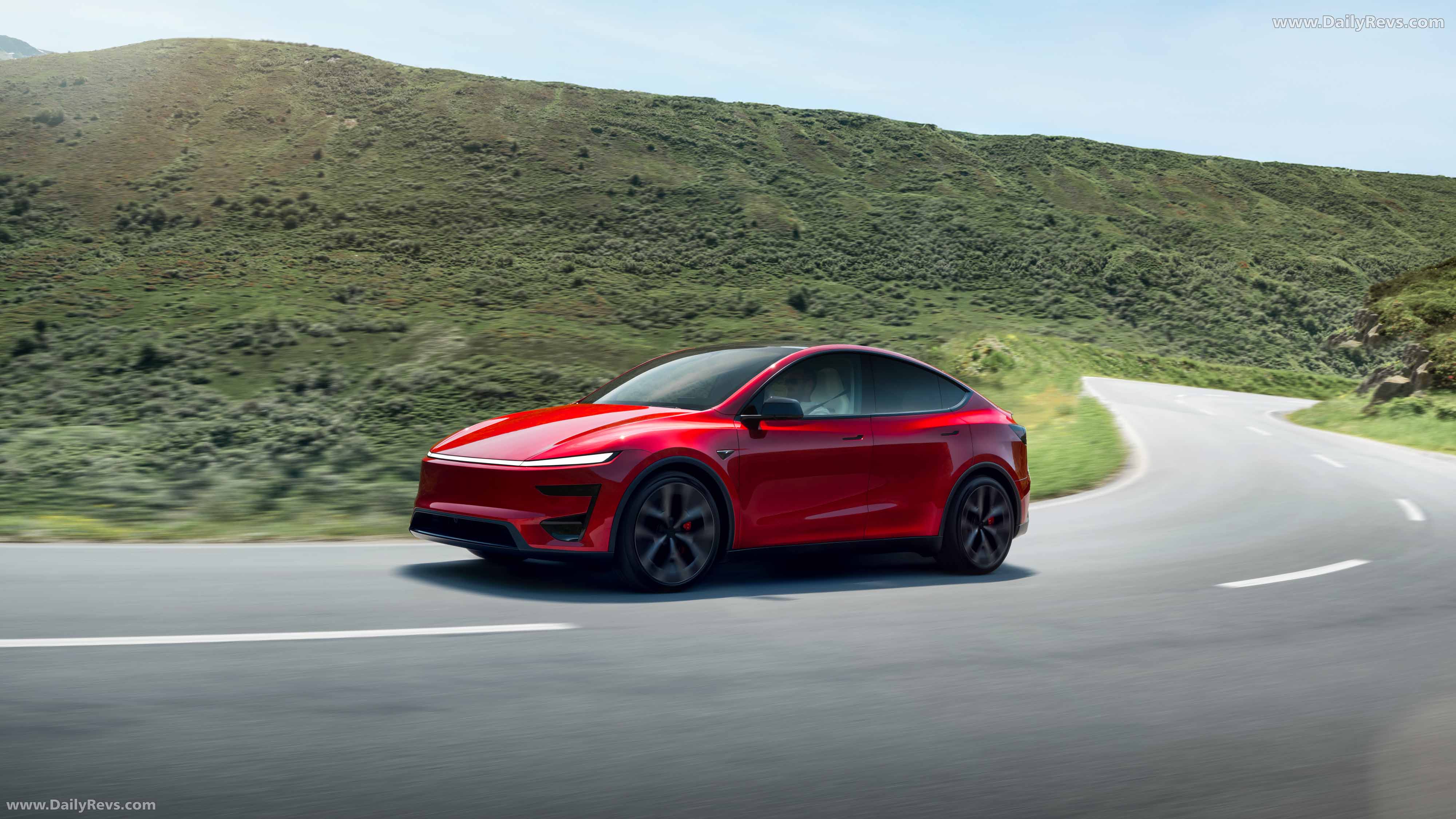 2026 Tesla Model Y Performance Side View