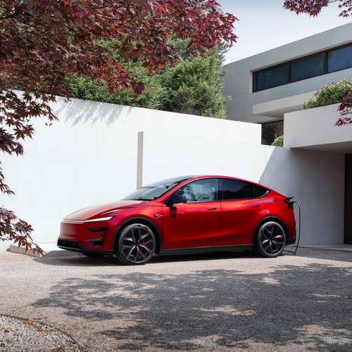 2026 Tesla Model Y Performance Side View