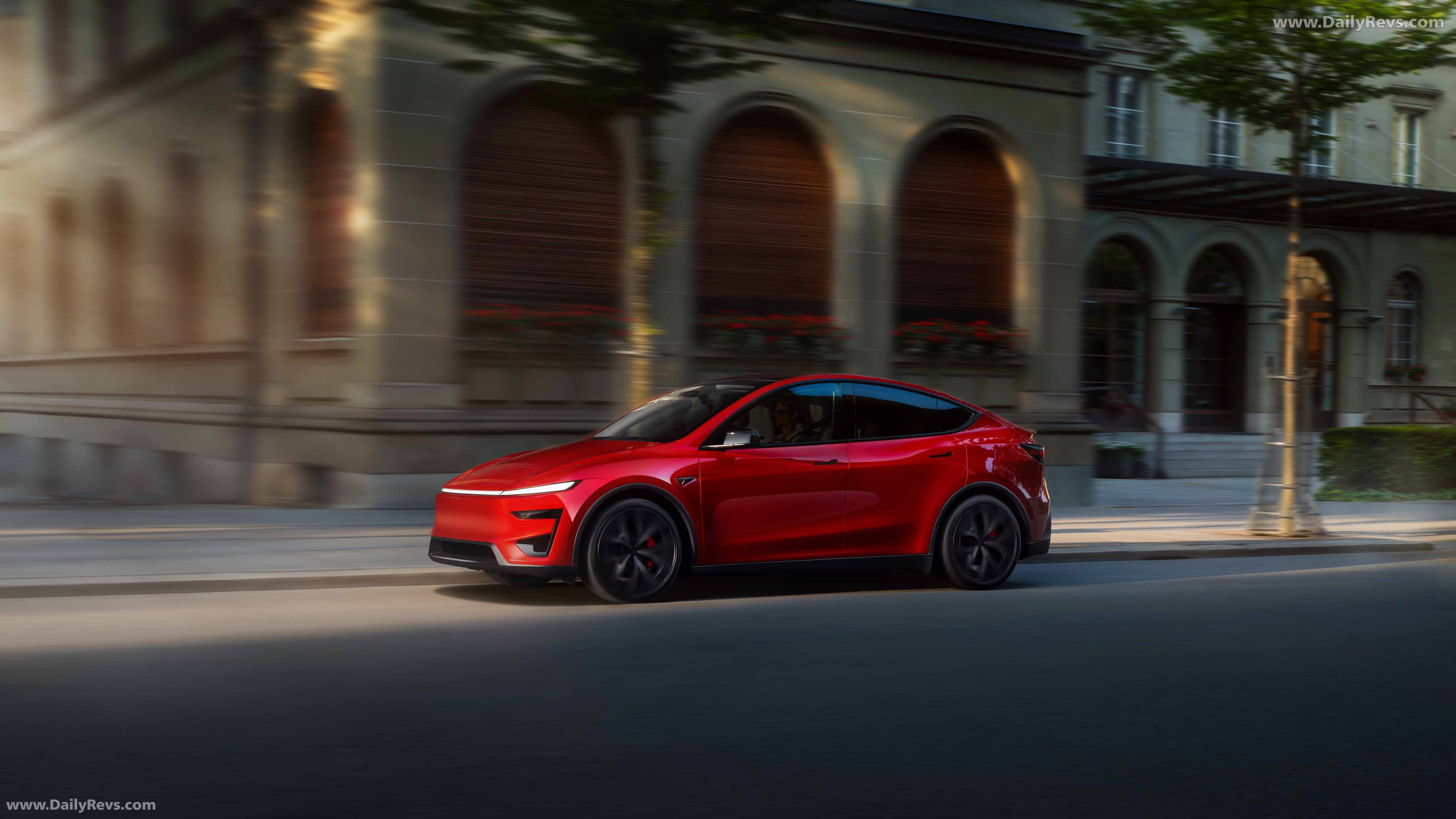 2026 Tesla Model Y Performance Side View