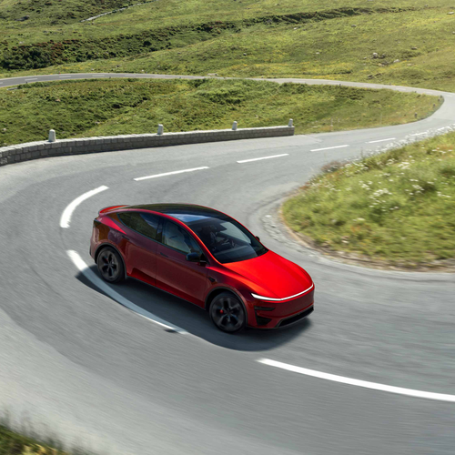 2026 Tesla Model Y Performance Top View