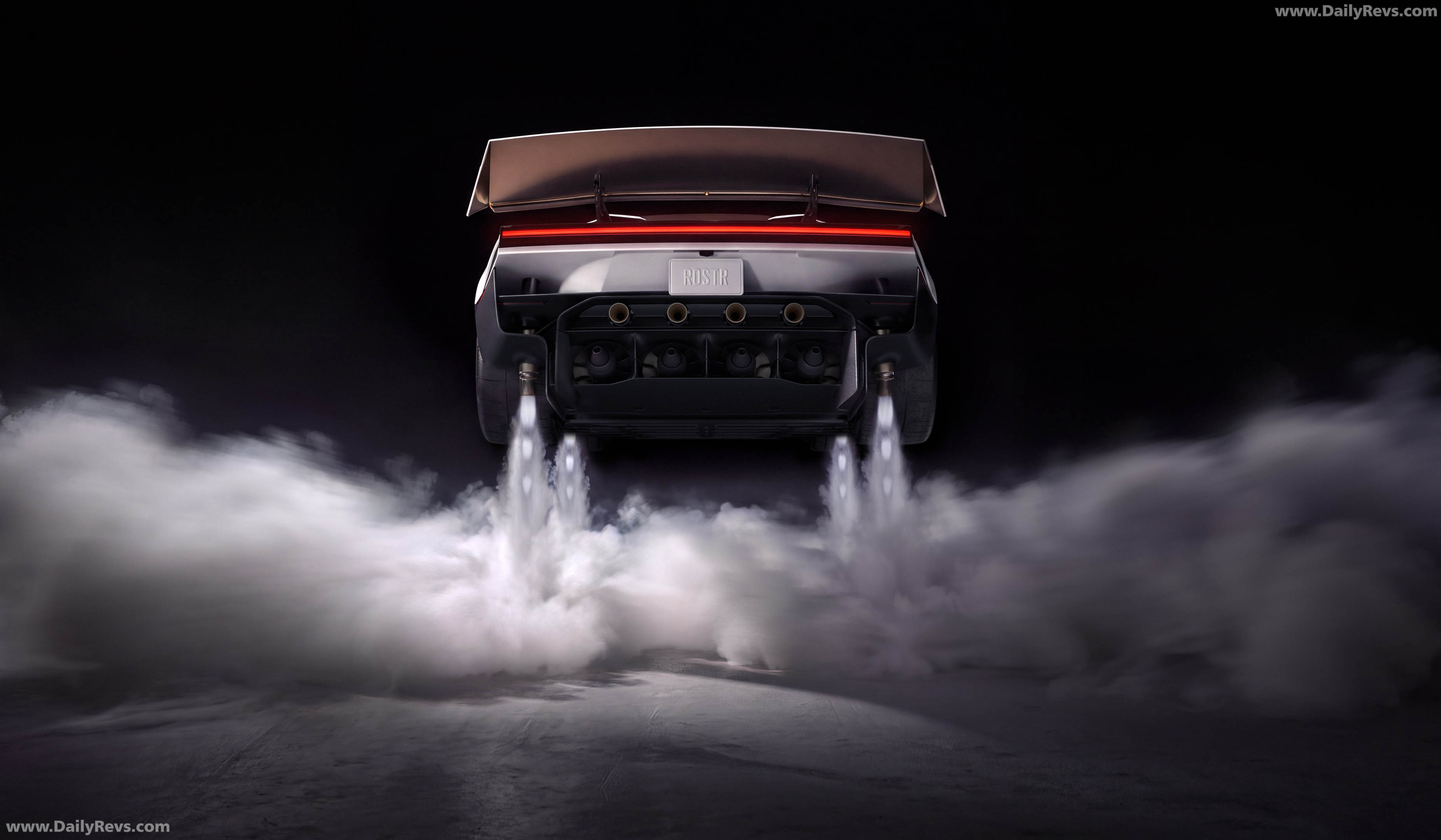 2026 Tesla Roadster Concept Rear View