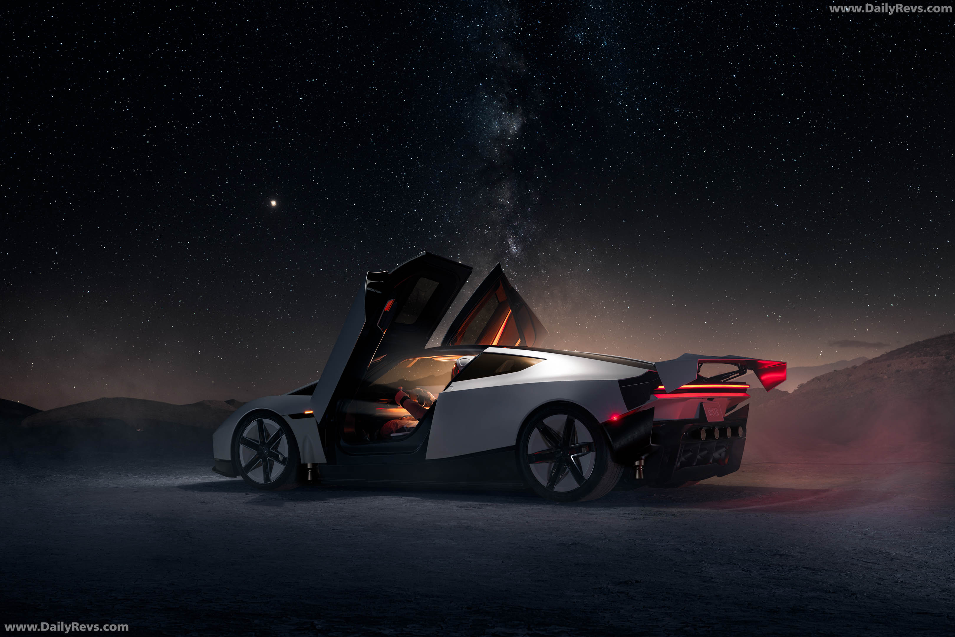 2026 Tesla Roadster Concept Rear View