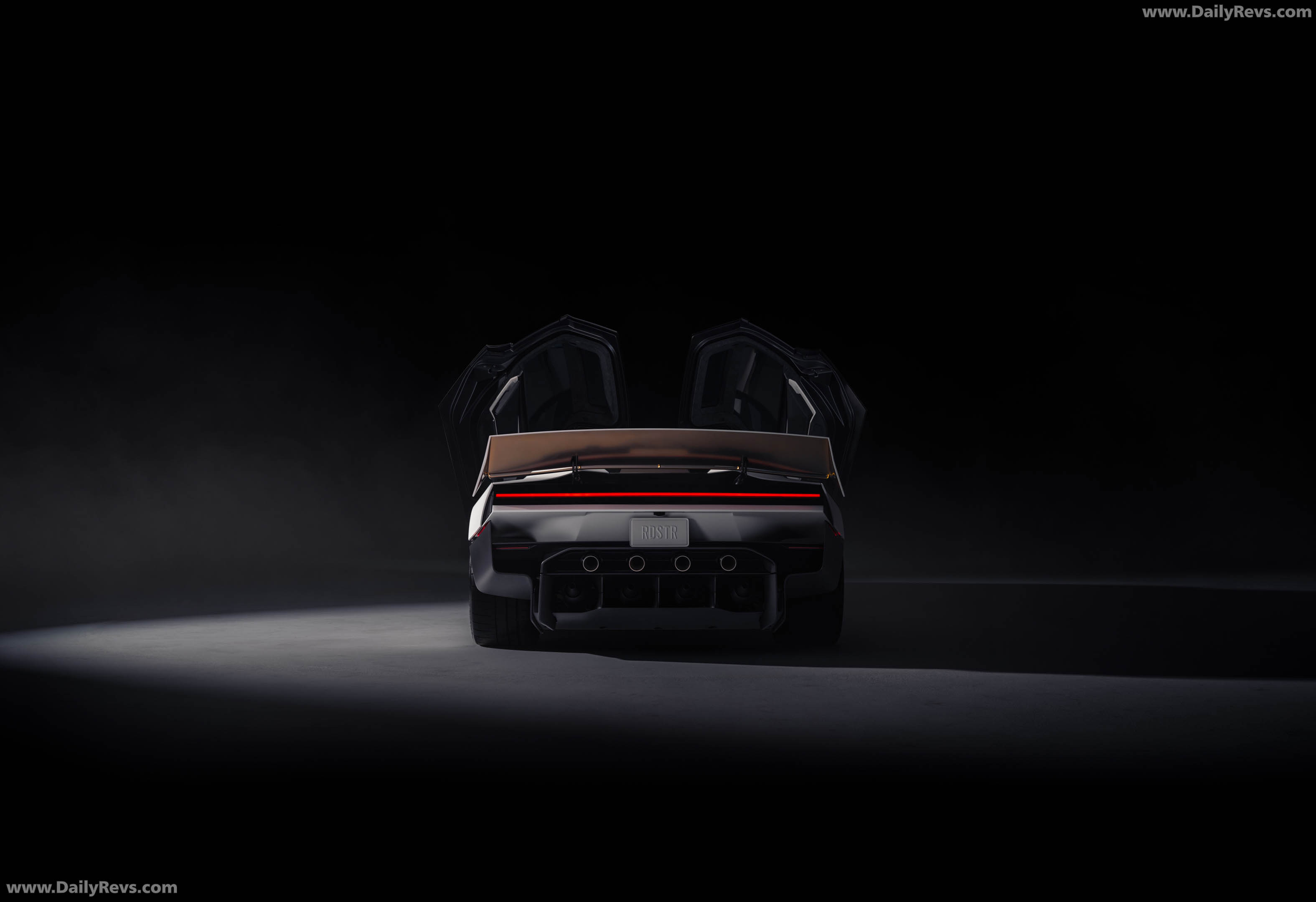 2026 Tesla Roadster Concept Rear View