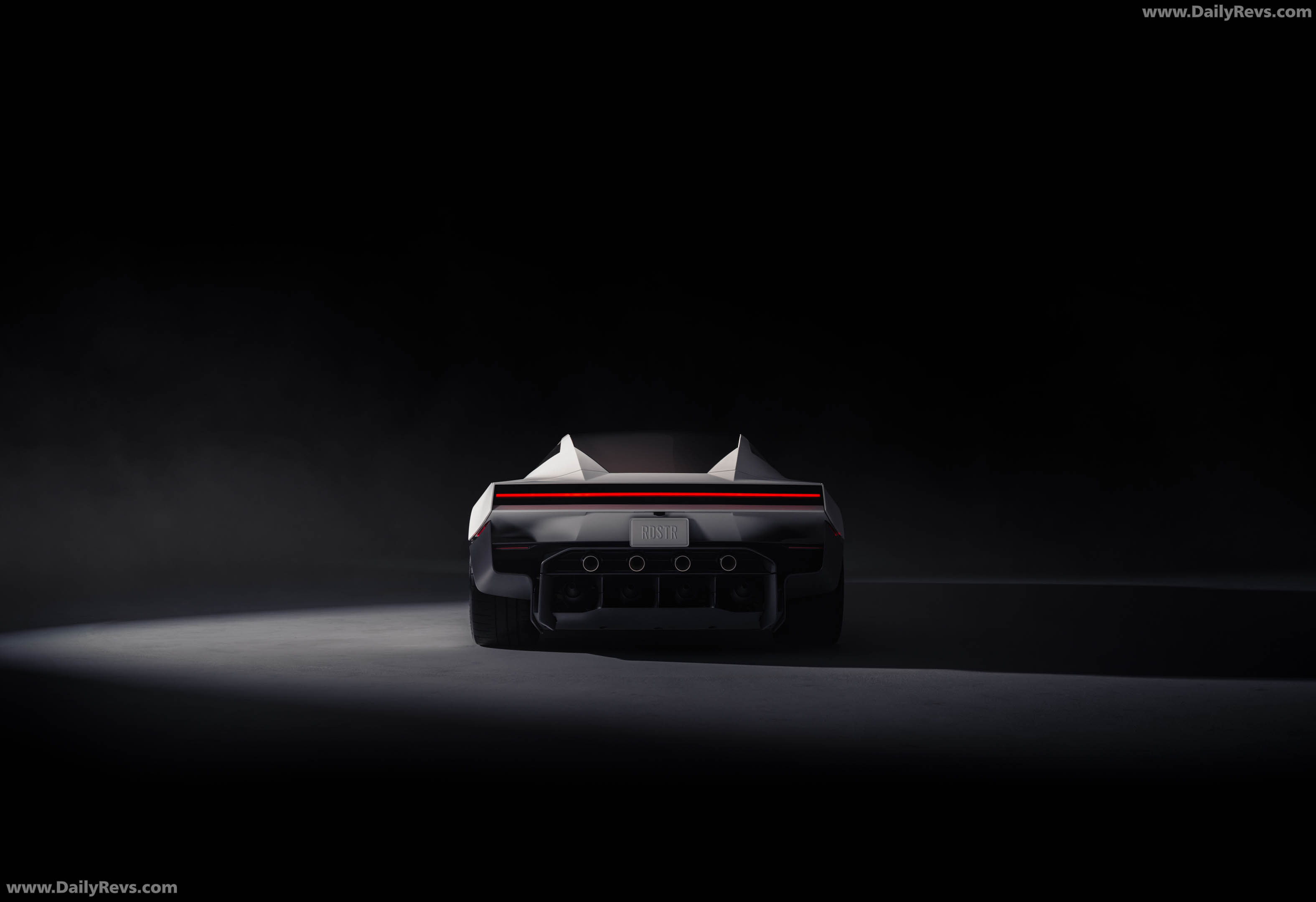 2026 Tesla Roadster Concept Rear View