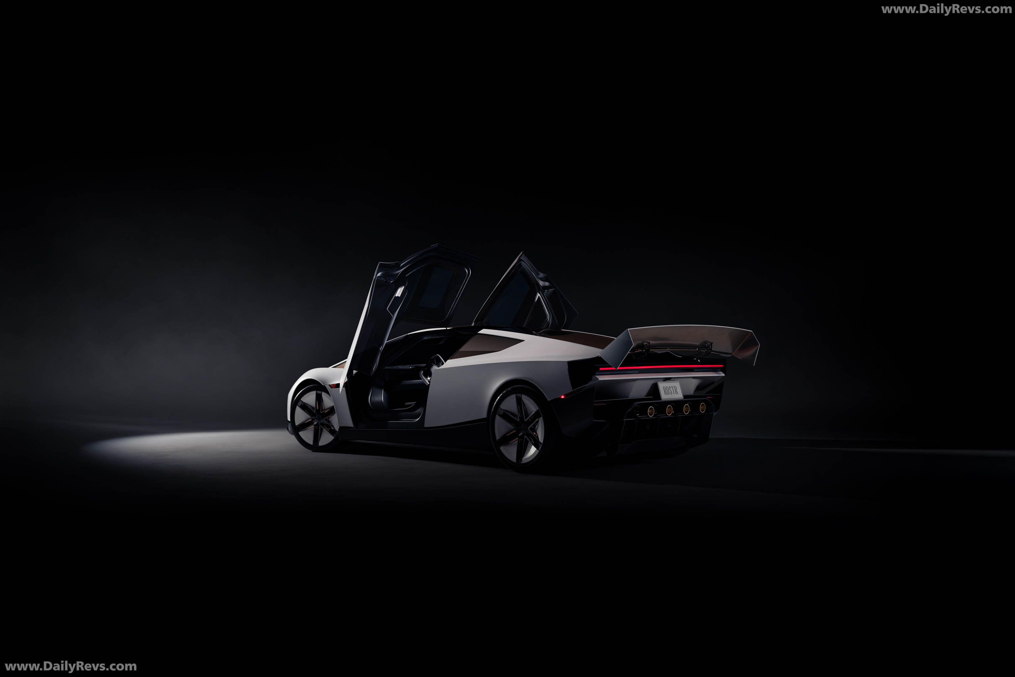 2026 Tesla Roadster Concept Rear View