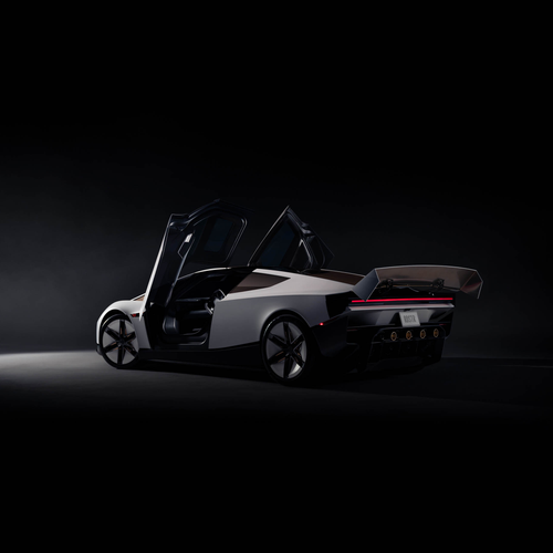 2026 Tesla Roadster Concept Rear View