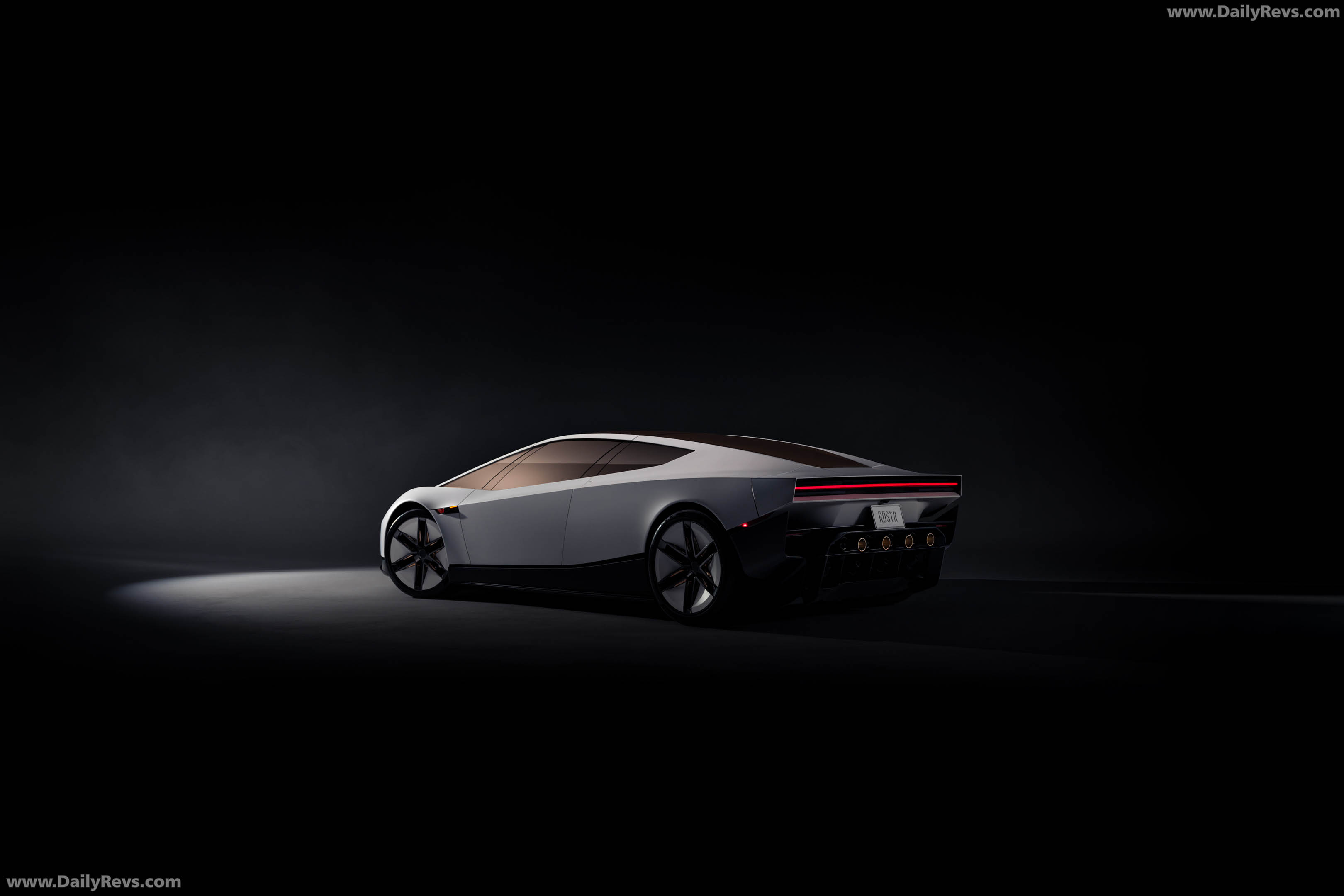 2026 Tesla Roadster Concept Rear View