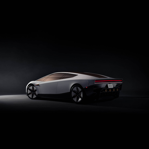 2026 Tesla Roadster Concept Rear View