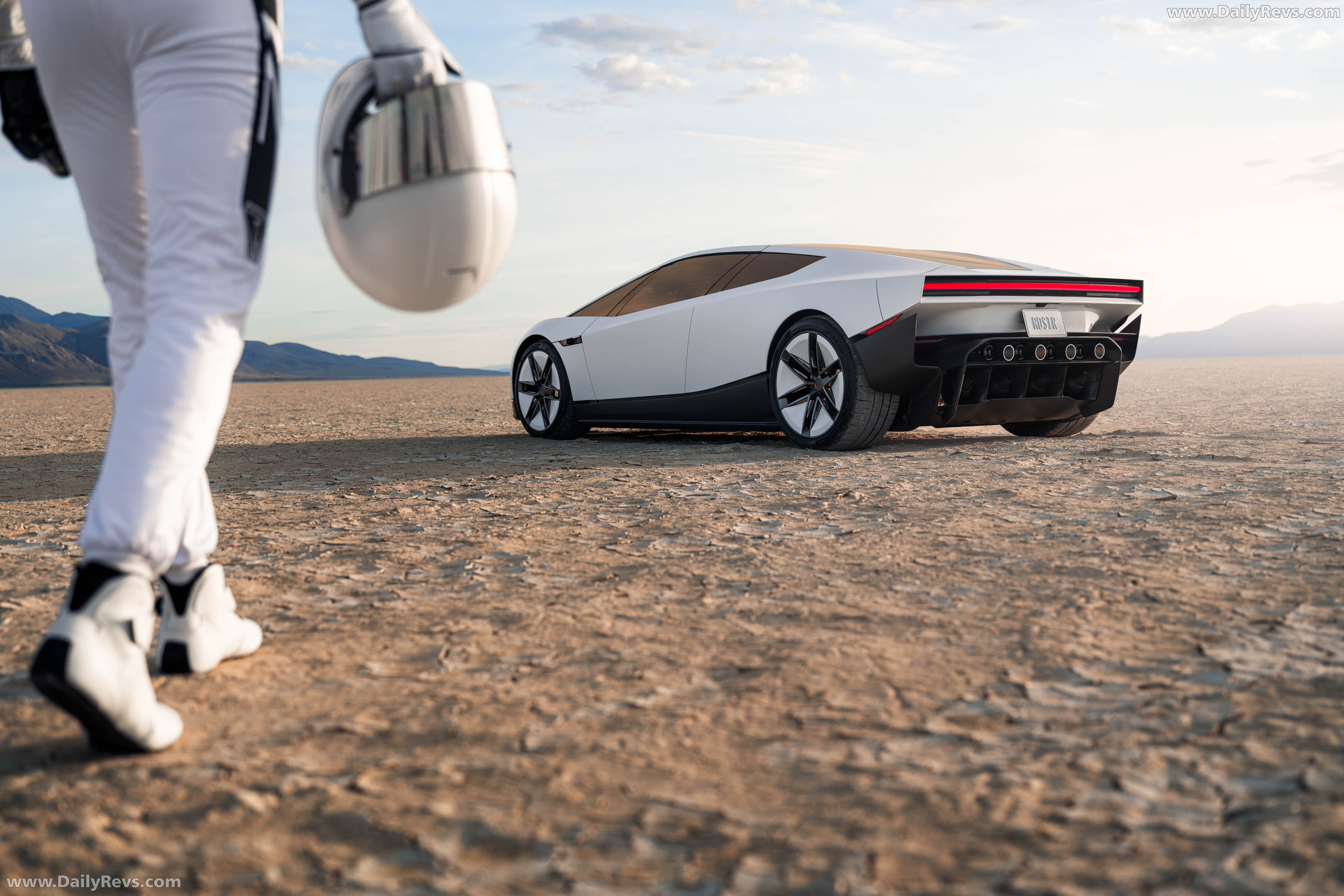 2026 Tesla Roadster Concept Rear View