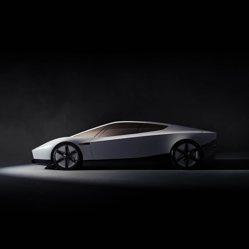 2026 Tesla Roadster Concept Side View